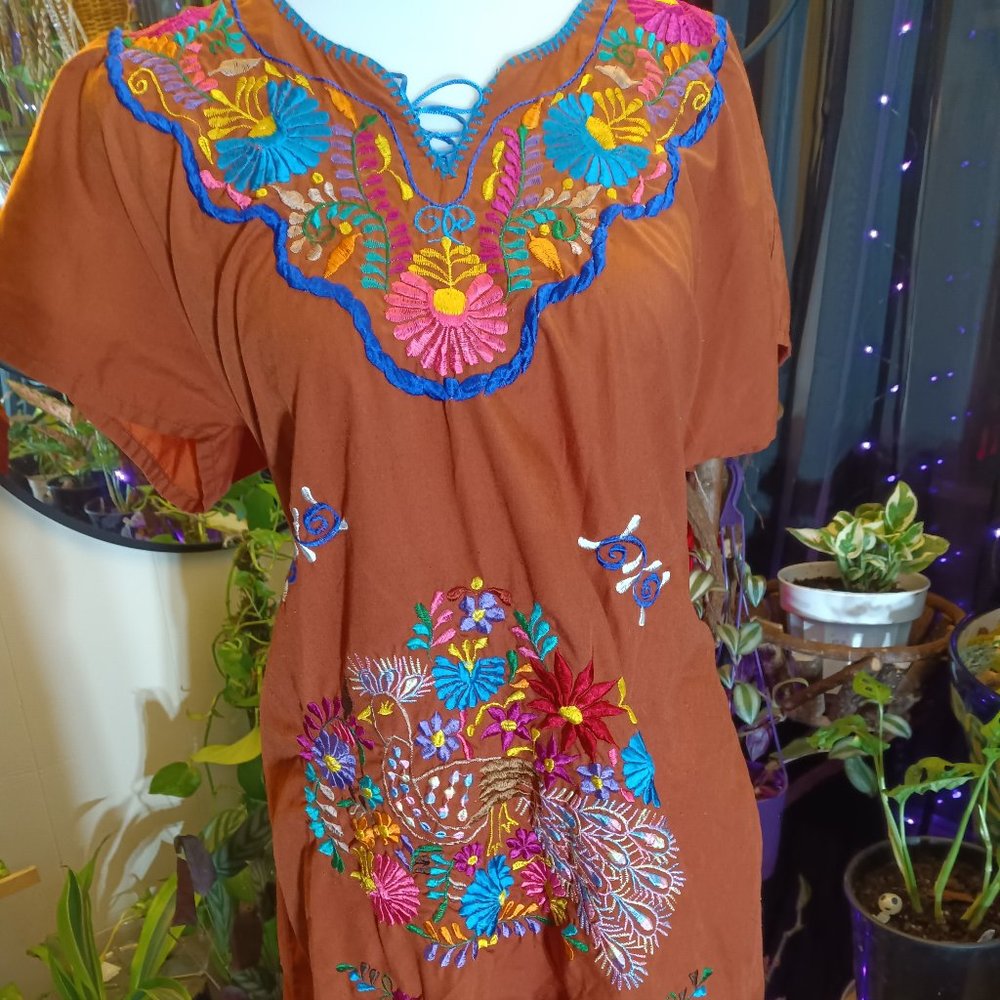 Embroidered dress from Mexico